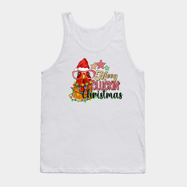 Funny Chicken Christmas 2023 Tank Top by Centorinoruben.Butterfly